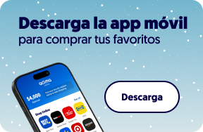 Descarga la aplicación móvil para comprar tus favoritos